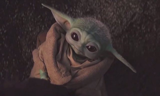 Baby Yoda en la serie de Star Wars: The Mandalorian