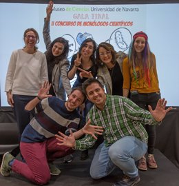 Participantes del Concurso de Monólogos Científicos de la Universidad de Navarra