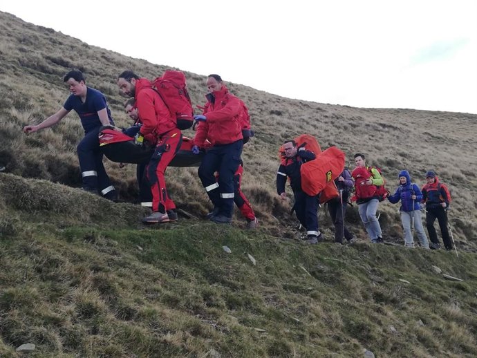 Imagen de la evacuación.