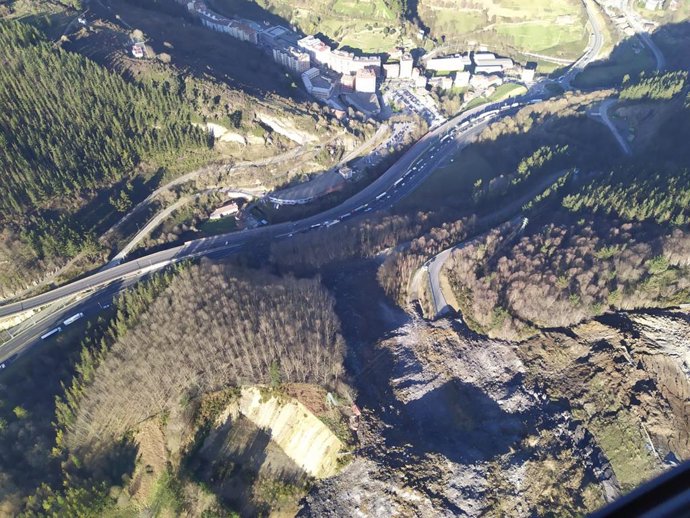 Derrumbe en el vertedero de Zaldibar