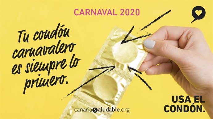 Campaña de prevención de infecciones sexuales en Carnaval impulsada por el Gobierno de Canarias