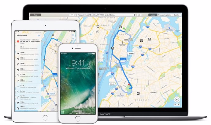 Apple Maps añade indicaciones con el transporte público en varias ciudades de Es