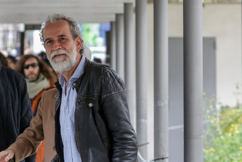 El actor Willy Toledo, a su llegada al juzgado de lo Penal número 26 de Madrid