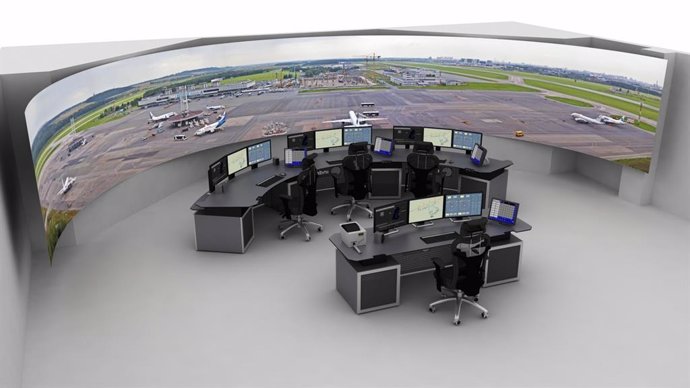 Torre remota digital de control aéreo basada en IA desarrollada por Indra