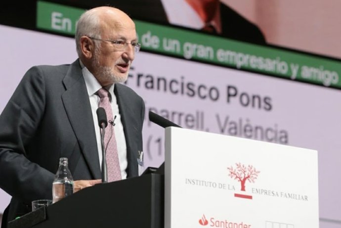 Juan Roig en el Congreso de Empresa Familiar en Valncia