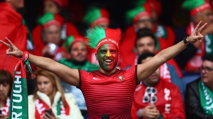 Aficionados de Portugal en la Eurocopa de fútbol de 2016