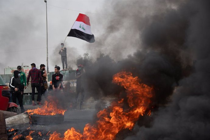 Irak.- La ONU denuncia el uso de armas de caza contra manifestantes en Bagdad