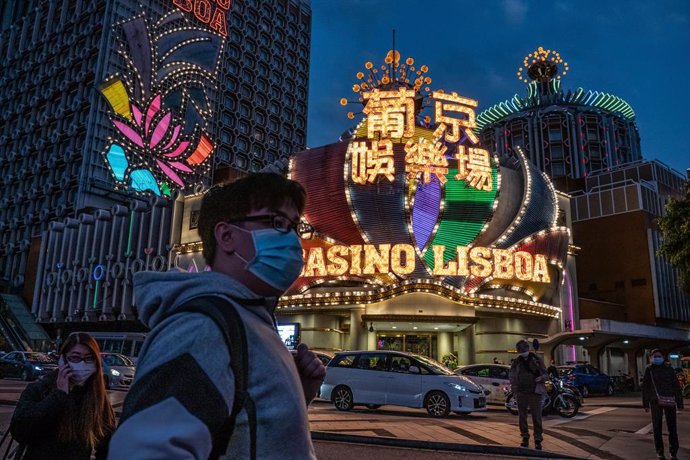 Coronavirus.- China reabrirá este jueves los casinos de Macao tras el cierre tem