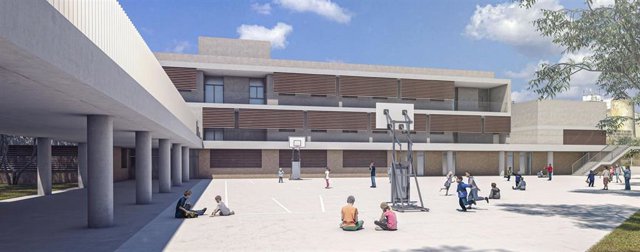 Proyecto del nuevo colegio en Campos.