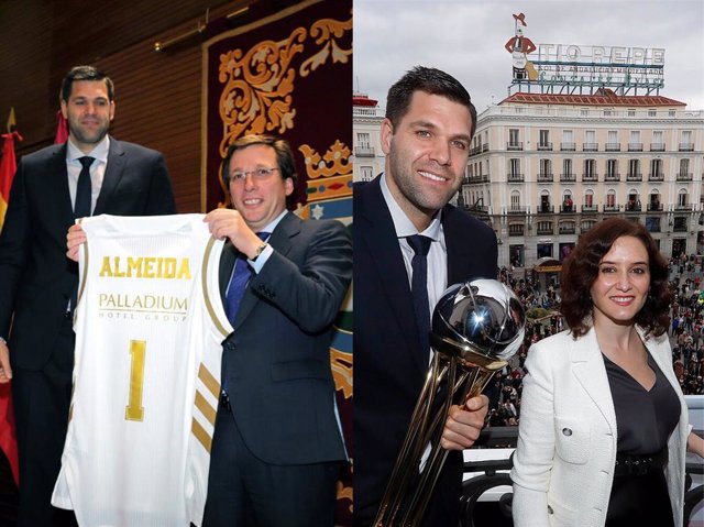 Almeyda y Ayuso animan al Real Madrid a agigantar su leyenda tras ganar la Copa del Rey de baloncesto