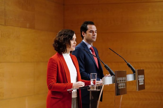 Isabel Díaz Ayuso junto a Ignacio Aguado