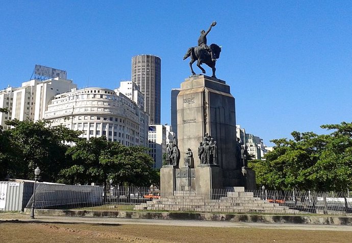 Estatua del primer presidente de Brasil, Manoel Deodoro da Fonseca, en Río de Janeiro