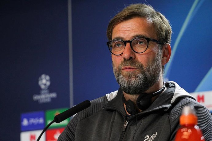 Jurgen Klopp en rueda de prensa