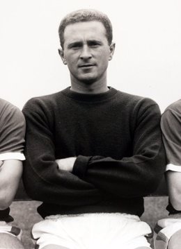 El portero del Manchester United Harry Gregg, héroe de la tragedia de Múnich