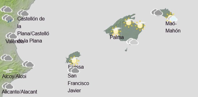 El tiempo en Baleares hoy, 18 de febrero de 2020.