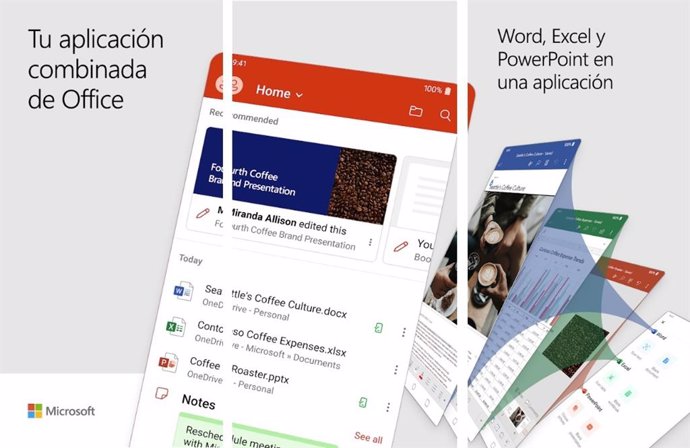 Microsoft unifica Word, Excel y PowerPoint en su nueva aplicación Office para An