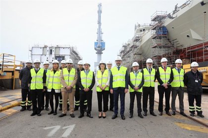 El embajador de Arabia Saudí visita Navantia San Fernando (Cádiz), donde se  construyen corbetas para su país