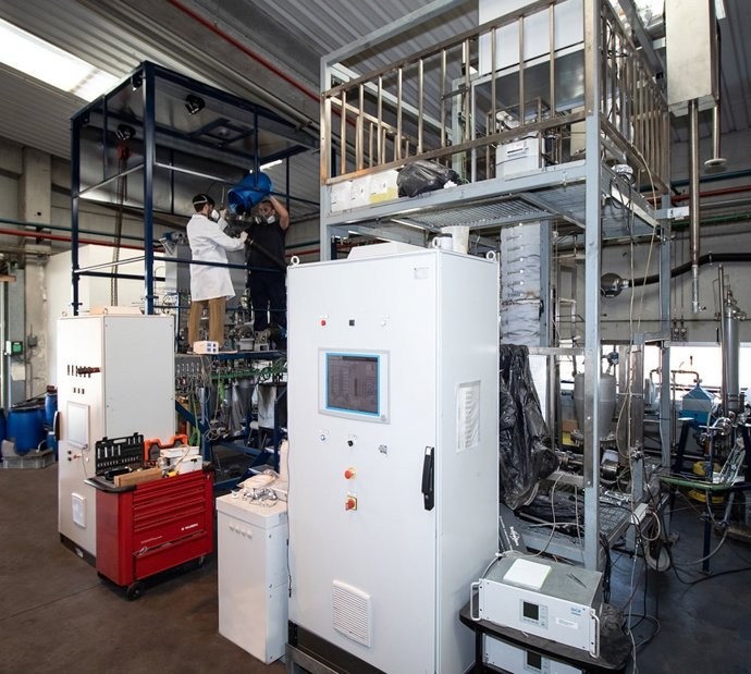 Instalaciones del Instituto de Carboquímica, del CSIC, en Zaragoza.