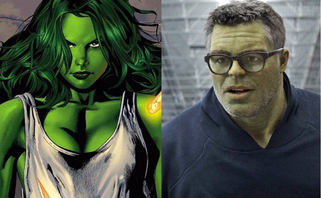 She-Hulk en los cómics y Hulk en Endgame