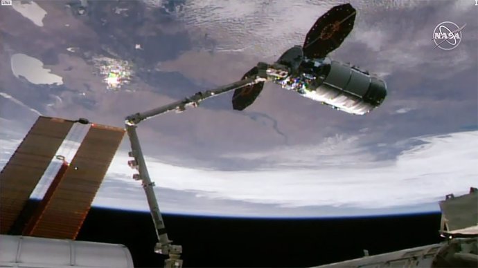 Una nave Cygnus llega a la Estación Espacial con 3,4 toneladas de carga