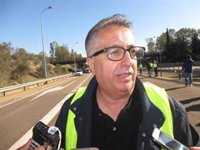 Ignacio Huertas (UPA-UCe) valora la "participación masiva" de los agricultores en los cortes de carretera en Extremadura