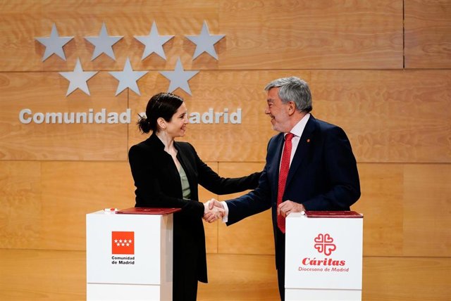 Fotos Que Acompañan A La Nota De Prensa Y Audio: Díaz Ayuso: “Somos Una Región Solidaria Con Aquellos Que Más Lo Necesitan”