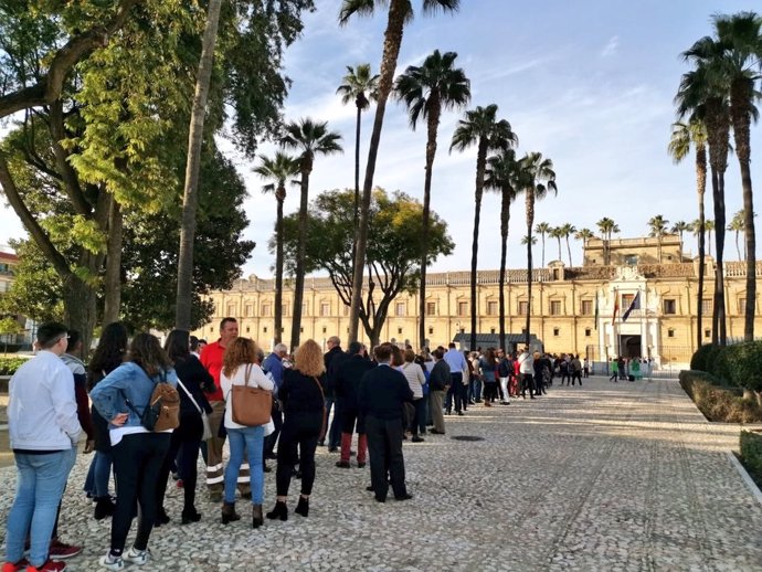 Más de 2.700 personas visitan el Parlamento de Andalucía en la Jornada de Puertas Abiertas. Imagen de archivo