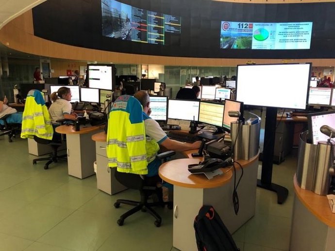 Imagen de recurso del centro de coordinación de Emergencias 112 Comunidad de Madrid.