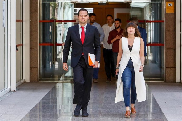 El portavoz de Ciudadanos en la Asamblea de Madrid, Ignacio Aguado, en la Asamblea. Imagen de archivo