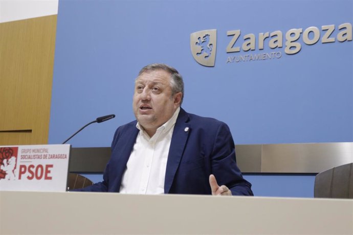 El concejal del PSOE en el Ayuntamiento de Zaragoza, Alfonso Gómez.