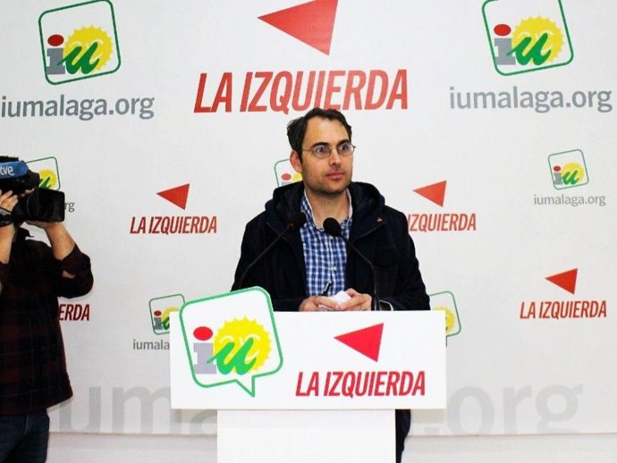 El coordinador general de IU Andalucía y portavoz de Adelante Andalucía, Toni Valero,