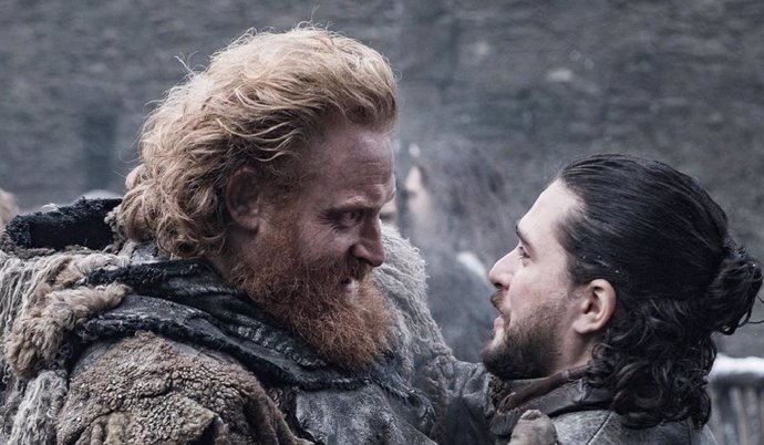 Jon Snow y Tormund en Juego de tronos