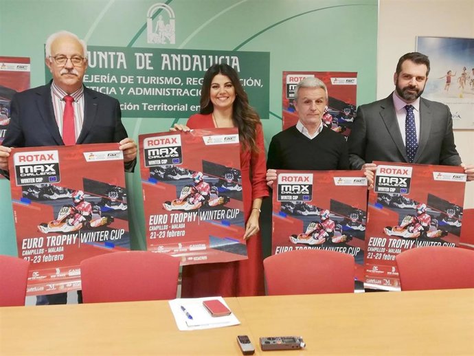 Presentación de la Euro Trophy Winter Cup que se celebra del 21 al 23 de febrero en el Circuito Internacional de Kanting de  Campillos