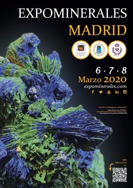 Póster Expominerales Madrid 2020