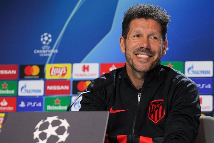 Diego Pablo Simeone, entrenador del Atlético de Madrid