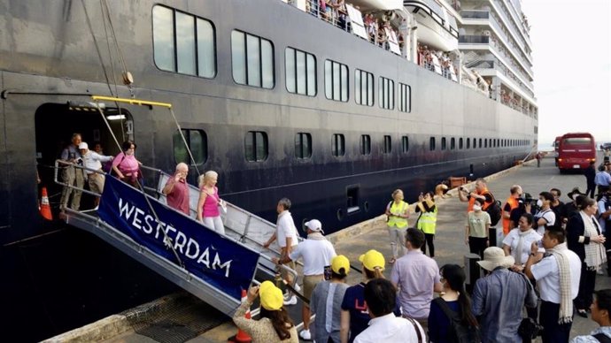 Coronavirus.- Los 781 pasajeros del crucero 'Westerdam' que quedaban en Camboya 