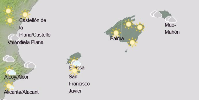 El tiempo en Baleares hoy, 19 de febrero de 2020.