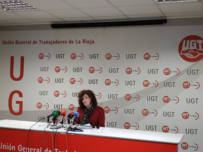 La secretaria de Empleo de UGT La Rioja, Ana Victoria del Vigo