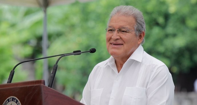 El expresidente Salvador Sánchez Cerén