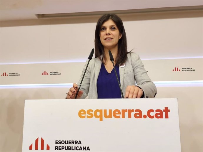 La secretria general adjunta i portaveu d'ERC, Marta Vilalta (Arxiu)