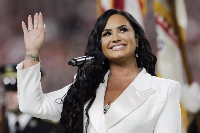 Demi Lovato en la Super Bowl 
