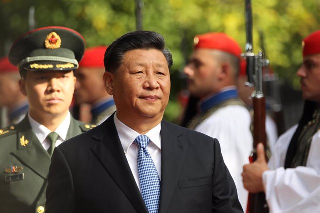 El presidente de China, Xi Jinping, en una visita oficial a Grecia