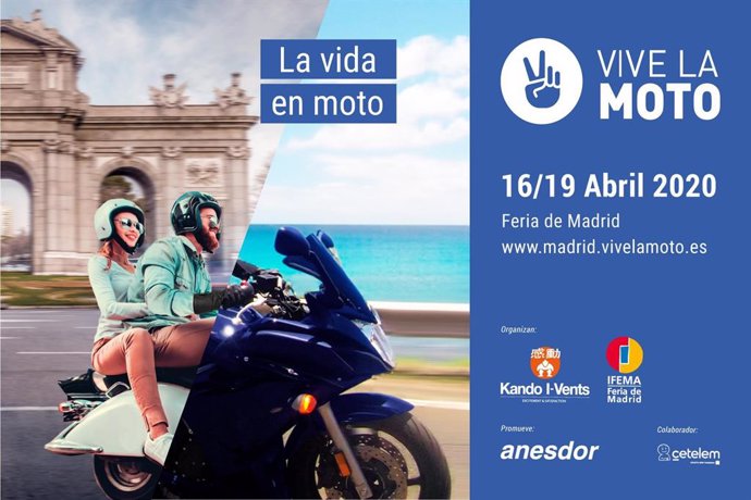 Cartel del Sálon Internacional de la Moto de Madrid