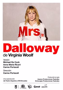 Cartel obra 'Mrs Dalloway'