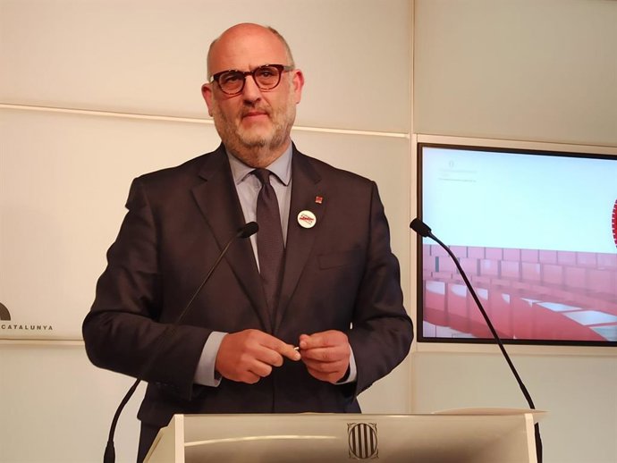 Eduard Pujol (JxCat) en roda de premsa