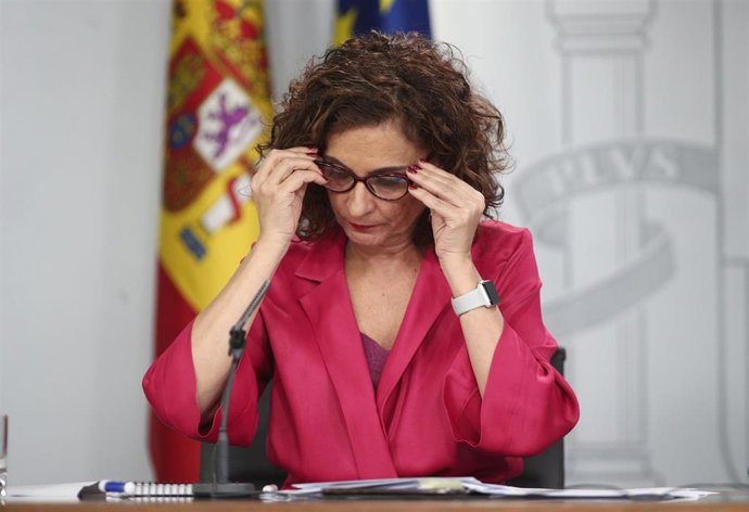 La ministra Portavoz y de Hacienda, María Jesús Montero.