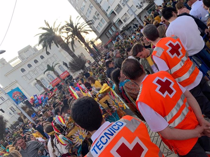 Dispositivo de Cruz Roja Extremadura en Carnavales