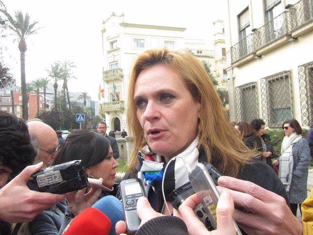 Yolanda García Seco en declaraciones a los medios de comunicación