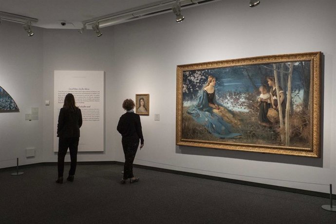 Exposición 'Azul. El color del Modernismo', en Caixaforum de Palma.