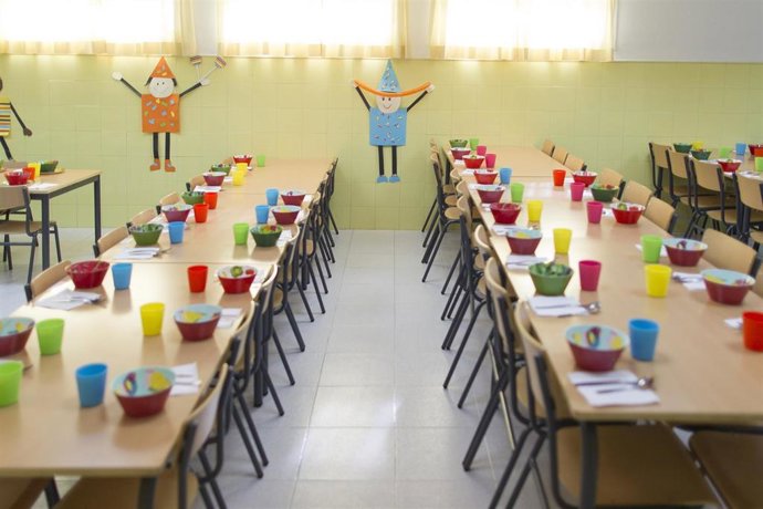 Imagen de un comedor escolar
